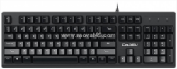 Bàn phím máy tính dare-u lk135 black waterproof big enter key – bền bỉ, chống nước, gõ êm mỗi ngày