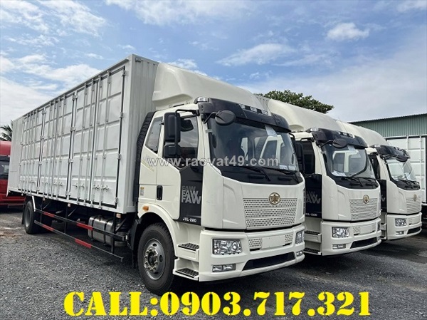 Bán xe tải faw 7t1 thùng container 9m9 giá tốt