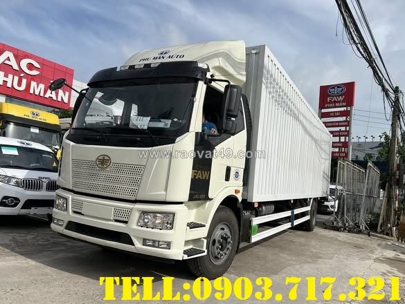 Bán xe tải faw 7t1 thùng container 9m9 giá tốt
