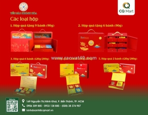 Bánh trung thu yến sào khánh hòa - hộp 6 bánh h6/qt