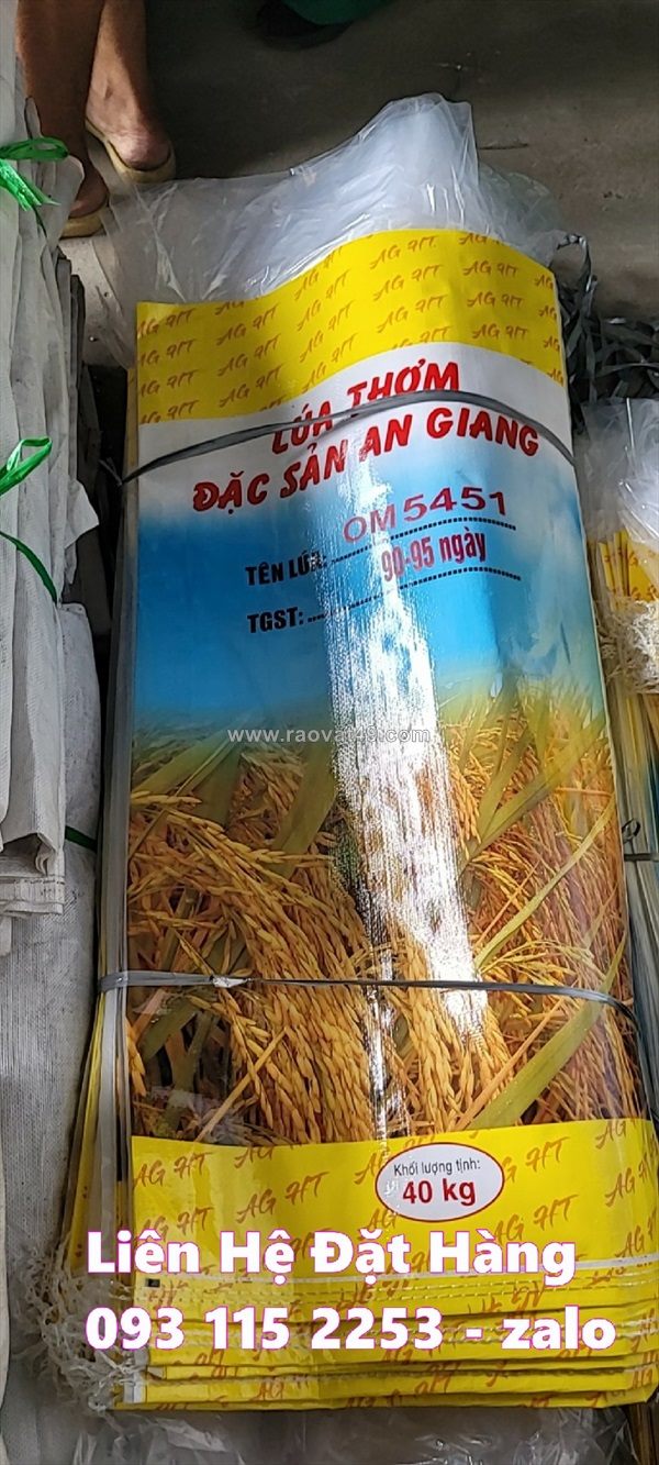 Bao bì đựng lúa giống 40kg, hàng có sẵn số lượng lớn tại kho