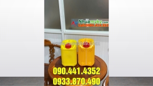 Báo giá can nhựa 2 lít đựng dầu, can nhựa 5 lít vuông đựng nhớt
