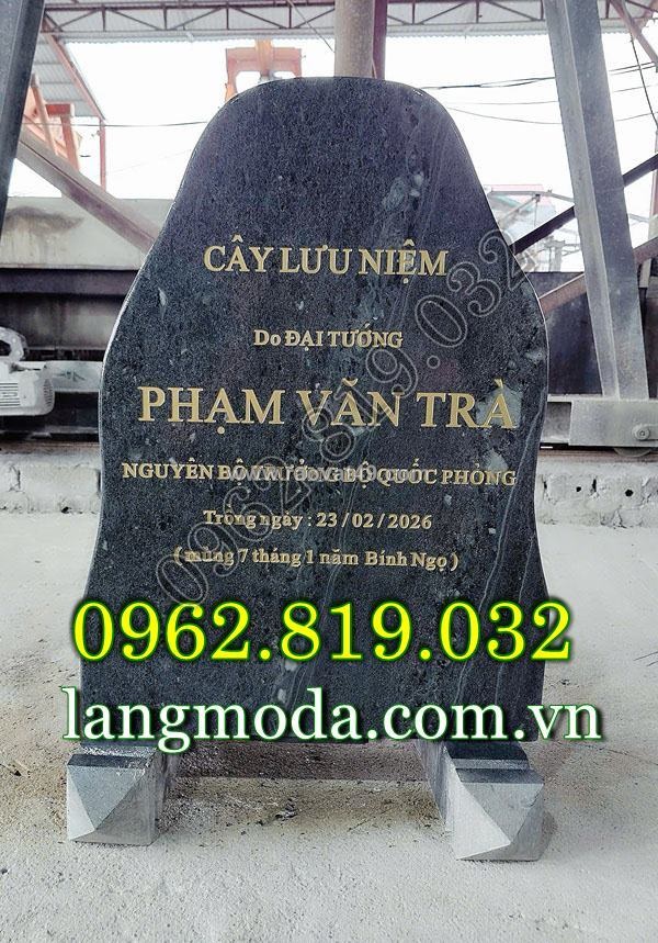 Bia đá trồng cây lựu niệm -ý nghĩa, kích thước và báo giá bia đá lưu niệm trồng cây