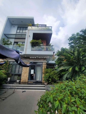 Biệt thự sân vườn 313m2 - chợ xuân thới thượng - full nội thất - 8tỷ960tr lh:0369571337.