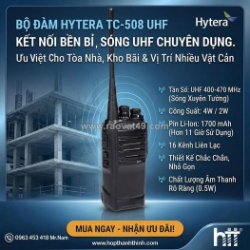 Bộ đàm hytera tc-508 uhf
