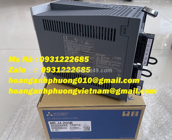 Bộ điều khiển động cơ mitsubishi mr-j4-200b 2kw giá tốt