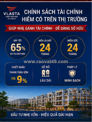 Bỏ hơn 5 tỷ – nhận dòng tiền ngay: nhà đầu tư đang chọn vlasta thủy nguyên