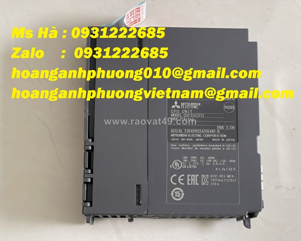 Bộ lập trình q01ucpu mitsubishi bán tại hoàng anh phương