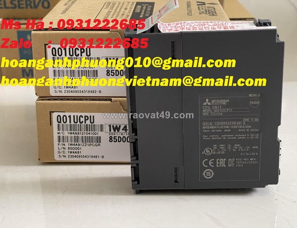 Bộ lập trình q01ucpu mitsubishi bán tại hoàng anh phương