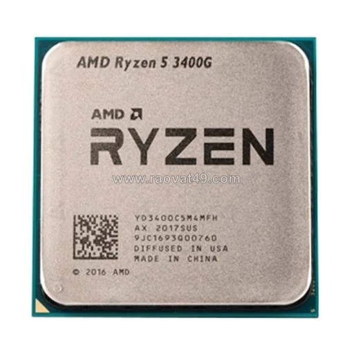 Bộ vi xử lý/ cpu amd ryzen 5 3400g mpk (không box)