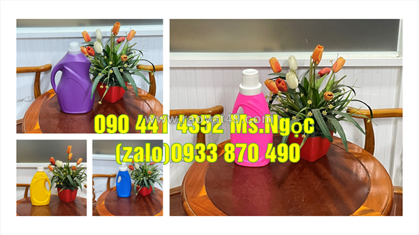 Can 2 lít tròn đựng chất lỏng hóa học, can nhựa 1 lít vuông, can nhựa 0.5 lít trong