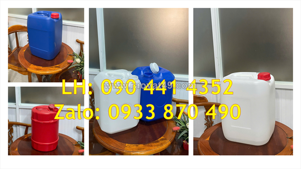 Can 25 lít giá sỉ, can nhựa 20 lít tại sóc trăng, can nhựa 10 lít đựng nước dừa bến tre