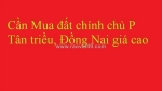 Cần mua đất chính chủ p tân triều, đồng nai giá cao