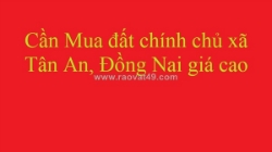 Cần mua đất chính chủ xã tân an, đồng nai giá cao