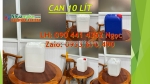 Can nhựa 1 lít đựng hóa chất tân trang thiết bị, can 2 lít vuông đựng nước rửa chén
