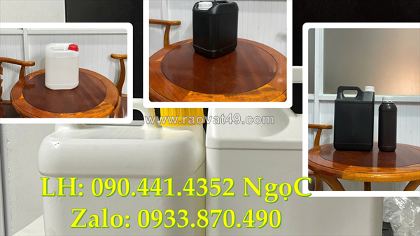 Can nhựa 1 lít tròn, can nhựa 2 lít đựng hcl đậm đặc, can nhựa 5 lít đựng axit nồng độ mạnh