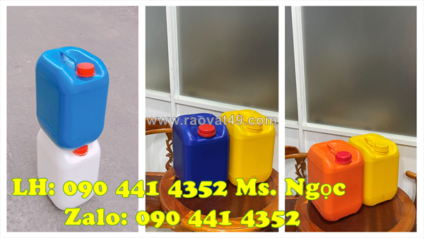 Can nhựa 10 lít đựng mực in, can nhựa 20 lít, can 25 lít đựng thảo dược bào chế thuốc