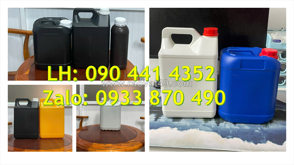 Can nhựa 1000ml đựng sữa tắm gội cho bé, can nhựa 2 lít đựng gel tẩy rửa, lau chùi máy móc chuyên dụng