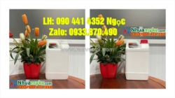 Can nhựa 20 lít đựng mẫu hóa chất thí nghiệm, can nhựa 25 lít đựng axit vô cơ