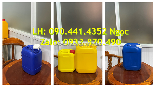 Can nhựa 22 lít vuông giá bao nhiêu, can nhựa 24 lít đựng hóa chất ngành thủy sản