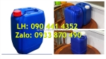 Can nhựa 22 lít vuông mới, thùng nhựa 24 lít màu vàng, can nhựa 25 lít màu đỏ đựng hóa chất nguy hiểm