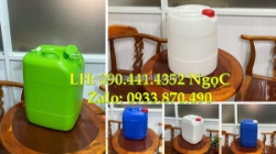 Can nhựa 24 lít đựng bazơ, can 25 lít đựng chất phụ gia ngành may mặc, can nhựa 30l đựng chất bảo quản