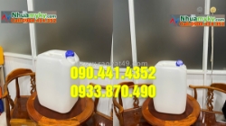 Can nhựa 24 lít đựng chất khử trùng nước, can nhựa 25 lít đựng chất diệt khuẩn