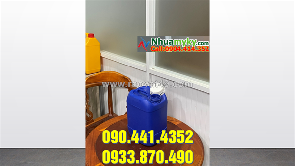 Can nhựa 24 lít đựng hóa chất giá rẻ, can nhựa 22 lít tại đồng tháp