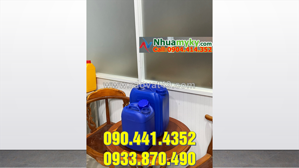 Can nhựa 24 lít đựng hóa chất giá rẻ, can nhựa 22 lít tại đồng tháp