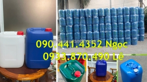 Can nhựa 25 lít đựng hóa chất giá sỉ, can 20 lít đựng hóa chất xuất khẩu