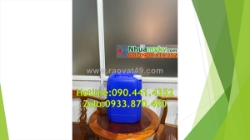 Can nhựa 25 lít màu, sản xuất can nhựa 25l đựng hóa chất theo yêu cầu