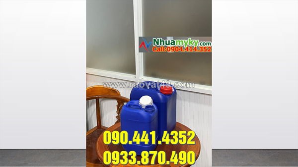 Can nhựa 25 lít màu trắng trong, can nhựa 30 lít trắng đựng rượu