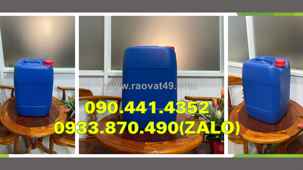 Can nhựa 30 lít đựng hóa chất dễ bốc cháy, thùng nhựa 30l đựng h2s04