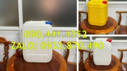 Can nhựa 30 lít đựng nguyên liệu lưu trữ, can nhựa 25l vuông đựng nhiên liệu tích trữ