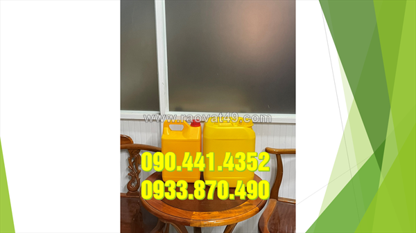 Can nhựa 5 lít đựng axit nhóm sinh khí, can nhựa 5l vuông mẫu mới, siêu dày