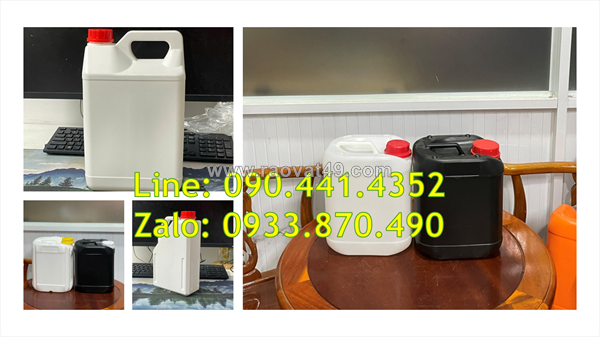 Can nhựa 5 lít đựng nước đường, can nhựa 2 lít đựng mật rỉ