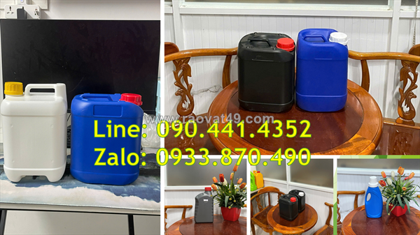 Can nhựa 5 lít đựng nước đường, can nhựa 2 lít đựng mật rỉ