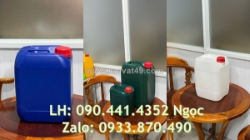 Can nhựa đựng hóa chất 25 lít, can nhựa 20 lít vuông, thùng nhựa 10 lít trắng đựng hóa chất sinh khí