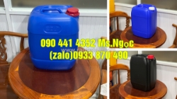 Can nhựa vuông 25 lít, thùng nhựa 20 lít đựng chất nhuộm tẩy, can 10 lít đựng dầu nhớt