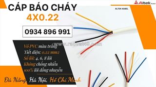 Cáp báo cháy 4 lõi altek kabel toàn quốc – hàng sẵn kho hà nội, đà nẵng, tp.hcm