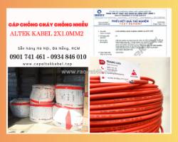 Cáp báo cháy chống cháy chống nhiễu 2x1.0 altek kabel giá tốt - sẵn hàng hà nội, đà nẵng, sài gòn