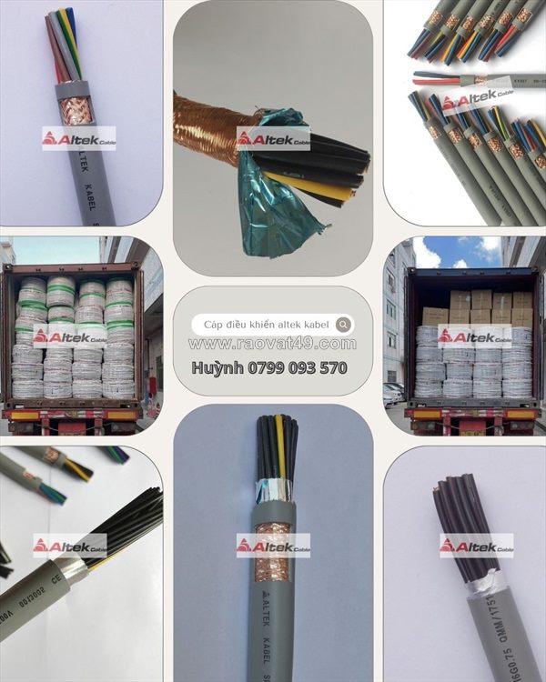 Cáp điều khiển 2x0.5 mm2 - altekkabel