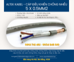Cáp điều khiển altek kabel 5x0.5mm2 có lưới chống nhiễu tại đà nẵng