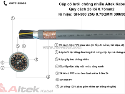 Cáp điều khiển altekkabel – truyền tín hiệu chuẩn, vận hành ổn định