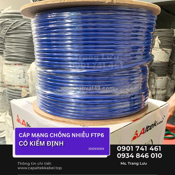 Cáp mạng chống nhiễu ftp6 altek kabel chính hãng tại hà nội, đà nẵng, sài gòn
