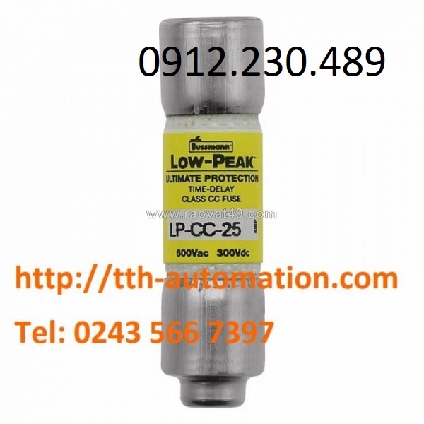 Cầu chì bussmann lp-cc-25 bảo vệ nâng cao