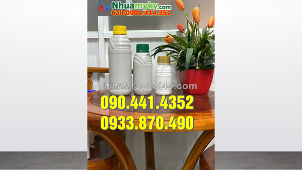 Chai 500ml đựng hóa chất gò vấp, vỏ chai nhựa 250ml đựng hóa chất