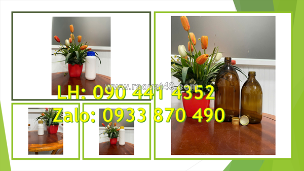 Chai nhựa hdpe 500ml vận chuyển hóa chất, chai thủy tinh 500ml lưu trữ chất phụ gia, thành phần chất hóa học