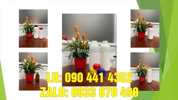 Chai thủy tinh 1 lít đựng nước cất, chai thủy tinh 500ml đựng mật ong
