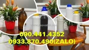 Chai thủy tinh 500ml đựng tinh dầu khử mùi, chai thủy tinh 1 lít dày